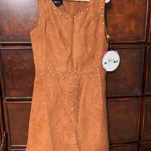Amy Byer Brown Soft Mini Dress
